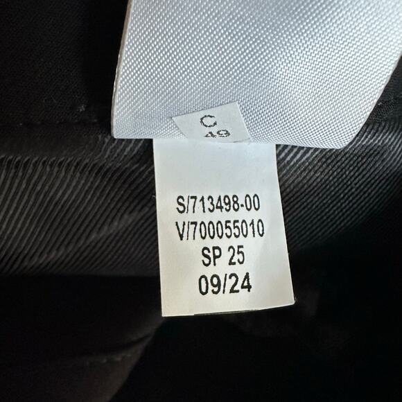 Banana Republic High Rise Modern Straight Refined Pant Black 14 - Picture 8 of 11